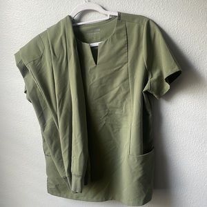 mandala sage scrub set